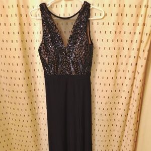 Formal navy dress. Worn once.